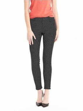 Banana Republic Checkered Sloan Pants, Size 2